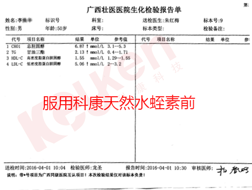 水蛭素、血脂、頸動脈斑塊